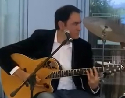 Sidarth on guitar